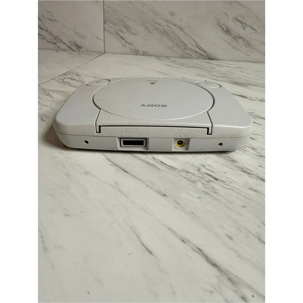 Vintage Sony PSone Slim Console SCPH-101 Mad Catz Memory Card Untested As-Is